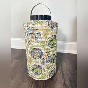 Floral Patterned Lantern with Handle